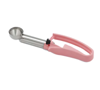 Vollrath Size 60 Extended-Length Squeeze Disher, 0.54 oz, Pink Handle