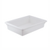 Thumbnail image #1 for Winco PFFW-6 Full-Size White Polypropylene Food Storage Box, 6-Inch Deep, 9 Gallon