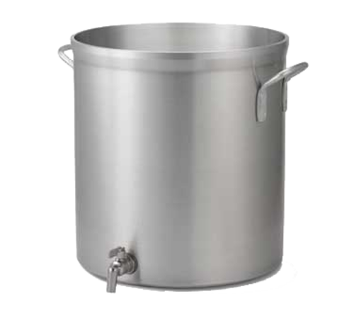 Product image #1 for Vollrath Wear-Ever Classic Select 120 Qt Heavy-Duty Aluminum Stock Pot with Faucet