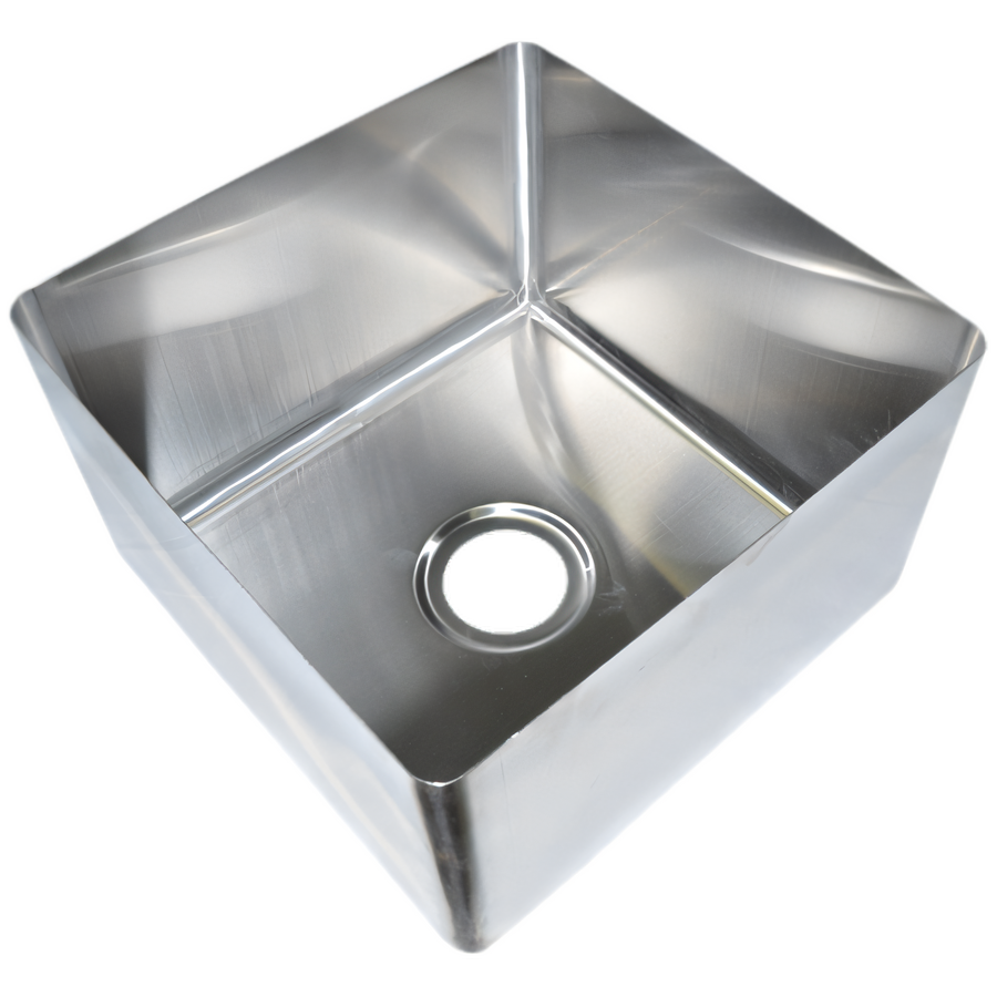 Product image #1 for BK Resources Single Compartment Weld-In 304 Stainless Steel Sink, 18 x 24 x 14 Inches Deep