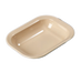 Thumbnail image #1 for Carlisle Narrow Rimmed Rectangular Baker/Server Bowl, 28 oz., Tan Melamine