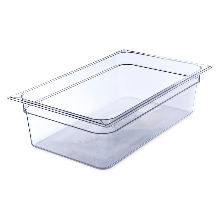 Product image #1 for StorPlus 1/1 Full-Size Clear Polycarbonate Food Pan, 6 Inch Deep, 19.4 Qt.