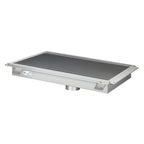 Thumbnail image #1 for Koolmore KM-FTG-1296 96-Inch 14-Gauge Stainless Steel Floor Trough Drain with Subway-Style Grating and Removable Baskets