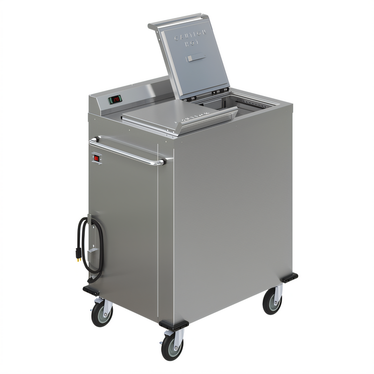 Product image #1 for Dinex Colossus Mobile Convection 2-Silo Plate and Wax Base Heater/Dispenser