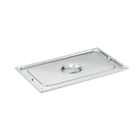 Vollrath Super Pan 3® 2/4 GN Half-Long Flat Solid Food Pan Cover with Handle
