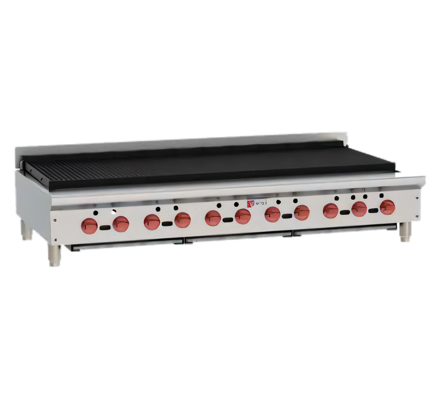Product image #1 for Wolf Achiever Quick Ship 62-1/8-Inch Countertop Gas Charbroiler with 11 Burners