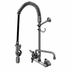 Thumbnail image #1 for T&S Brass EasyInstall Wall-Mount Pre-Rinse Unit with Add-On Faucet and 12-Inch Swing Nozzle