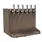 Thumbnail image #1 for Micro Matic USA SB620-KR Underbar Glycol-Cooled Draft Beer Dispenser, 6 Faucets, Brushed Stainless Steel, 22 x 16 Inches