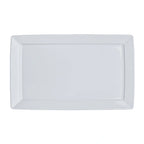 Thumbnail image #1 for Steelite Royal Porcelain, Tahara 61103ST0415 Rectangular Porcelain Platter, Medium Rim, 11.375" x 7" 1 Dozen