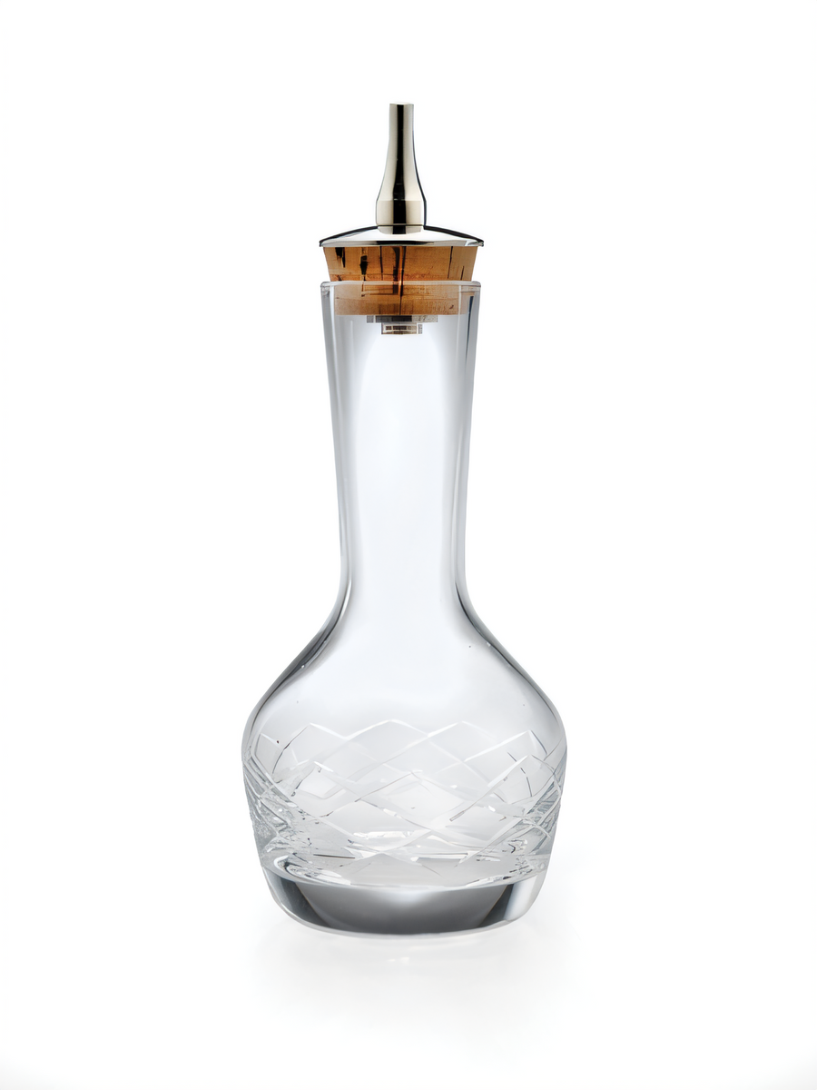 Product image #1 for Barfly Contemporary 3 oz. Glass Bitters Bottle with Stainless Steel Dasher Top and Cork