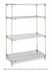 Thumbnail image #1 for Metro Super Erecta Super Adjustable Starter Wire Shelving Unit, 30W x 18D x 63H, Chrome Plated, 4 Shelves