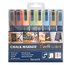 Thumbnail image #1 for Securit Earth Tone Small Tip Chalk Markers, Set of 8