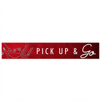 Cambro Camshelving Flex Station Pick Up & Go Merchandiser Sign for 24-Inch Deep Units