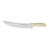 Thumbnail image #1 for Stäl 9-1/2 Inch Stamped Cimeter Butcher Knife with White Polypropylene Handle