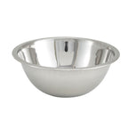 Thumbnail image #1 for Winco MXBT-400Q 4 Qt Stainless Steel All-Purpose Mixing Bowl, 11 Inch Diameter x 3-3/4 Inch High Case of 72