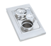 Thumbnail image #1 for Vollrath Stainless Steel Food Bar Adapter Plate with 3 Round Cutouts