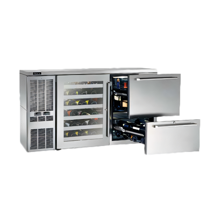 Product image #1 for Perlick DZS60 Dual-Zone 60" Two-Door Back Bar Refrigerator