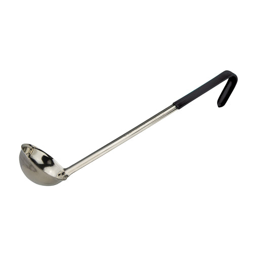 Product image #1 for Winco Prime 3 oz Black-Handle One-Piece Stainless Steel Portion Control Ladle
