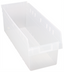 Thumbnail image #1 for Quantum Store-Max 8-Inch Clear Nesting Shelf Bin, 23-5/8 x 8-3/8 x 8 Inches