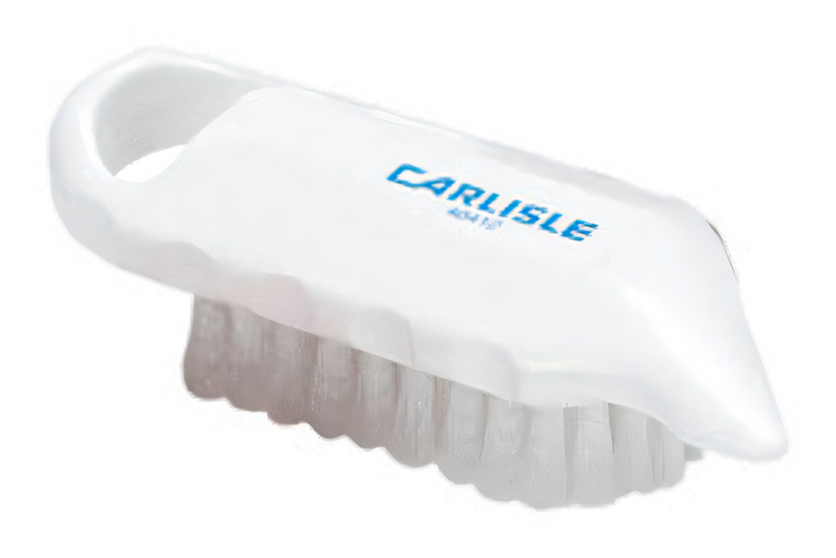 Product image #1 for Sparta® 5.75-Inch Potato Brush with Medium-Stiff Polyester Bristles and Scraper-Edge Grip, White