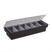 Winco CCH-6 Condiment Caddies Case of 6