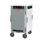 Thumbnail image #1 for Metro HotBlox™ HBCN8-AS-M Narrow 8-Pan Half-Height Mobile Insulated Holding Cabinet with Solid Door and Analog Controls