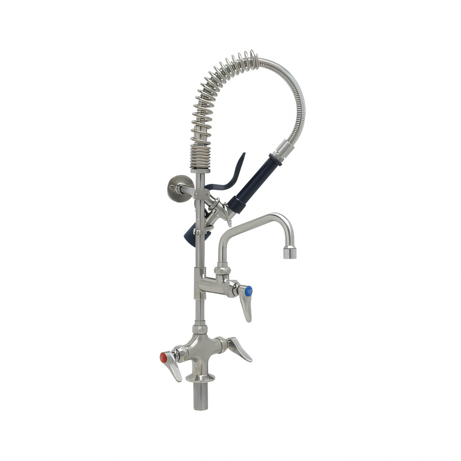 Product image #1 for EverSteel Stainless Steel Single-Hole Deck Mount Pre-Rinse Unit with 6-Inch Swing Nozzle and 24-Inch Hose