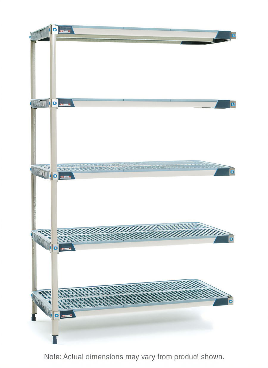 Product image #1 for MetroMax i 5-Tier Add-On Polymer Shelving Unit, 30"W x 18"D x 74"H