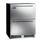 Thumbnail image #2 for Perlick Corporation Quick Ship HB24FS-SS-STK ADA-Height Single-Door Undercounter Freezer, 4.8 Cu. Ft., Stainless Steel, Left-Hinged