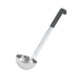 Thumbnail image #1 for Vollrath Jacob's Pride 1/2 oz One-Piece Heavy-Duty Stainless Steel Ladle with 6 Inch Black Kool-Touch Handle