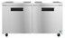 Thumbnail image #1 for Hoshizaki Steelheart 60-Inch Two-Section Undercounter Freezer with Cylinder Lock