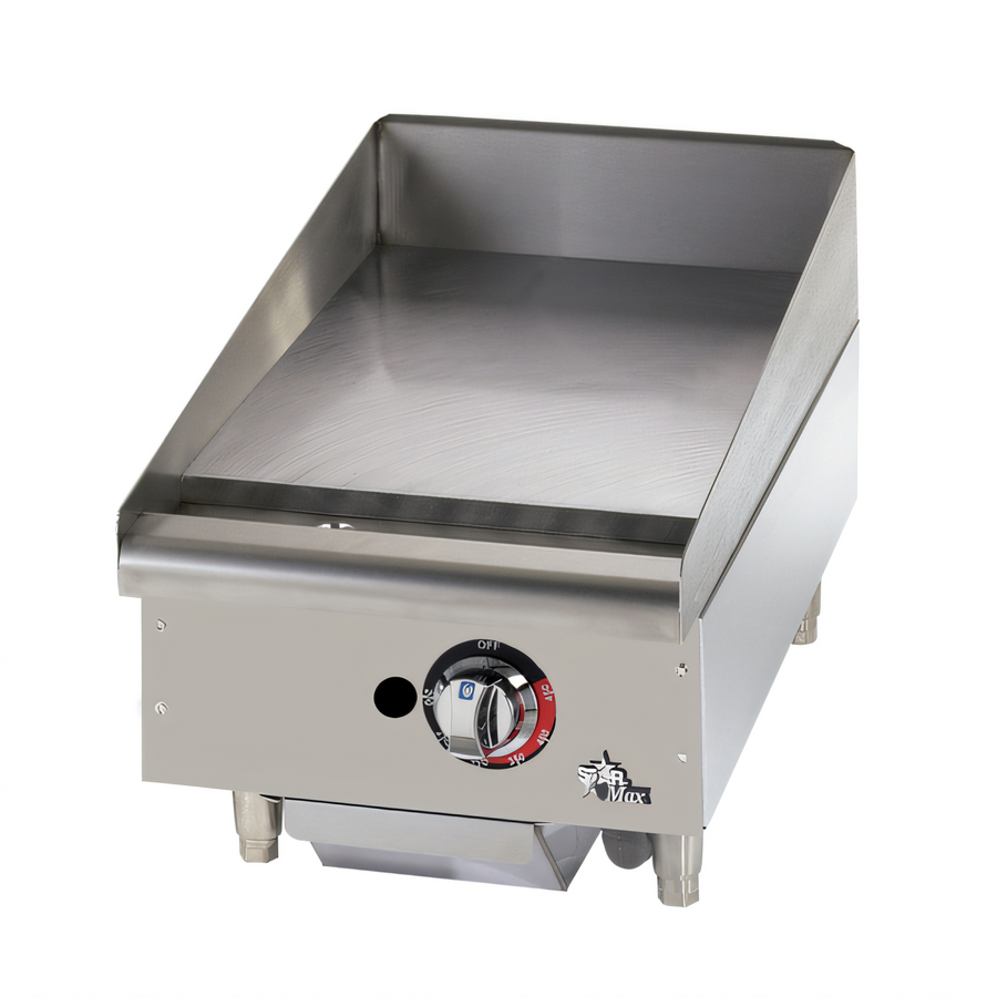 Product image #1 for Star-Max 15-Inch Heavy Duty Countertop Gas Griddle with Embedded Modulating Thermostat and Polished Steel Plate