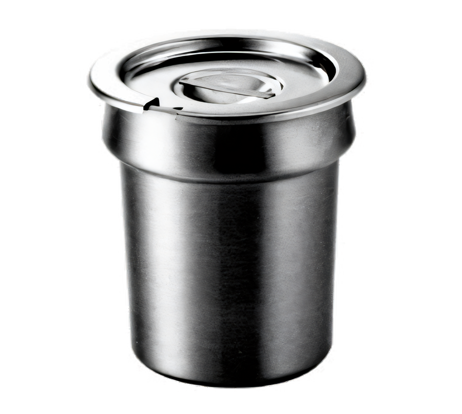 Product image #1 for Wells 4 Quart Round Bain Marie Inset with Lid, 6-1/2 Inch Opening