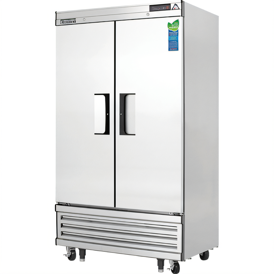 Product image #1 for Everest Refrigeration EBNF2 Two-Section Reach-In Freezer, Bottom-Mount Self-Contained R290, 33 Cu. Ft.
