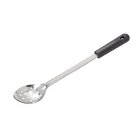 Winco 15-Inch Perforated Stainless Steel Basting Spoon with Black Bakelite Handle