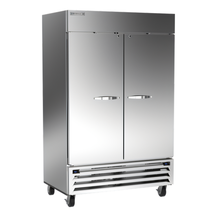 Product image #2 for Beverage-Air Horizon Series Dual-Temp Two-Section Reach-In Refrigerator/Freezer, Left Refrigerator / Right Freezer, Standard Depth, Stainless Steel