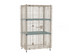 Thumbnail image #1 for MetroMax Q Stationary Open-Wire Security Cage with 2 Intermediate Shelves