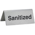 Thumbnail image #1 for Winco Sanitized Stainless Steel Tent Sign