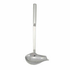 Thumbnail image #1 for Winco BW-SP2 2 oz Stainless Steel One-Piece Spout Ladle with Hollow Handle Case of 72