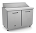 Thumbnail image #2 for Kelvinator Commercial KCHST48.12 48-1/4-Inch Two-Section Sandwich/Salad Prep Table, Self-Contained, 12 1/6-Pan Capacity
