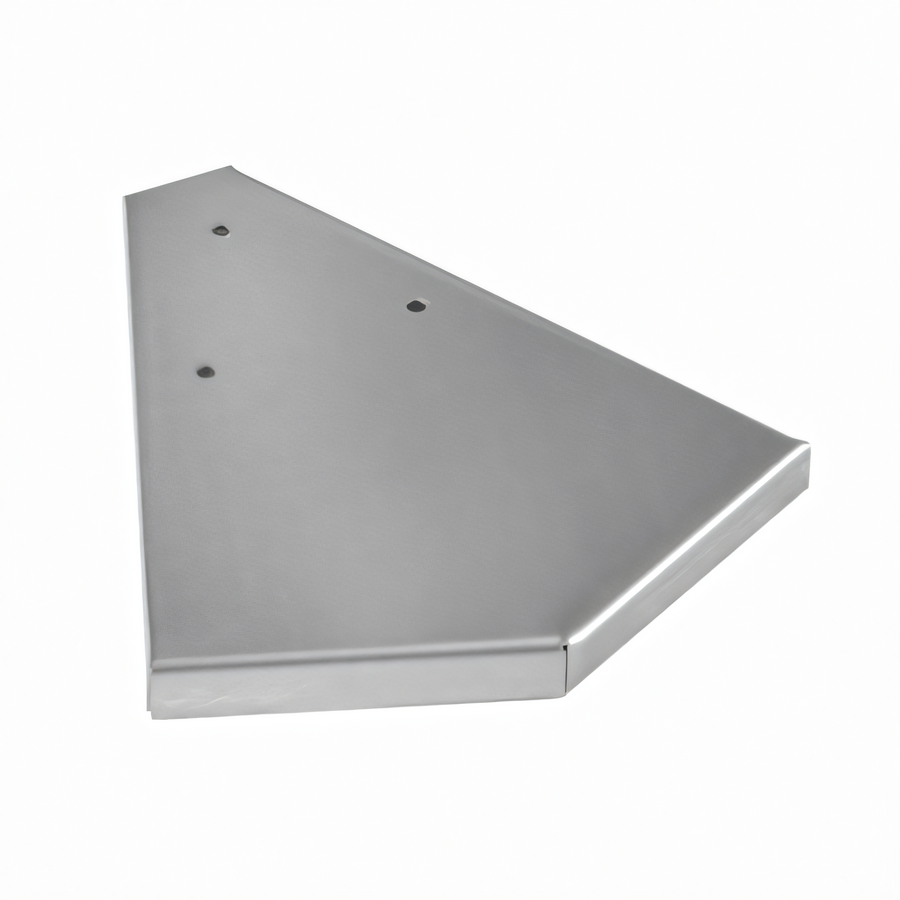 Product image #1 for Glastender DR-OC45 45° Outside Corner Drink Rail Filler, Stainless Steel