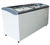 Thumbnail image #1 for Beverage-Air 60-Inch Angled-Top Novelty Ice Cream Freezer with Removable Glass Lids, White
