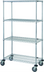 Thumbnail image #1 for Quantum 48-Inch W x 24-Inch D x 80-Inch H Chrome Plated Mobile Wire Shelving Cart