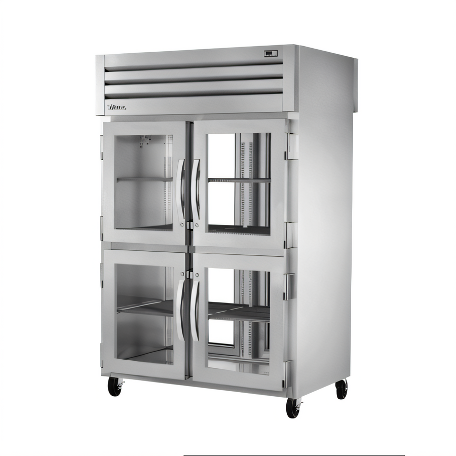 Product image #1 for SPEC SERIES Pass-Thru Two-Section Glass Door Reach-In Refrigerator