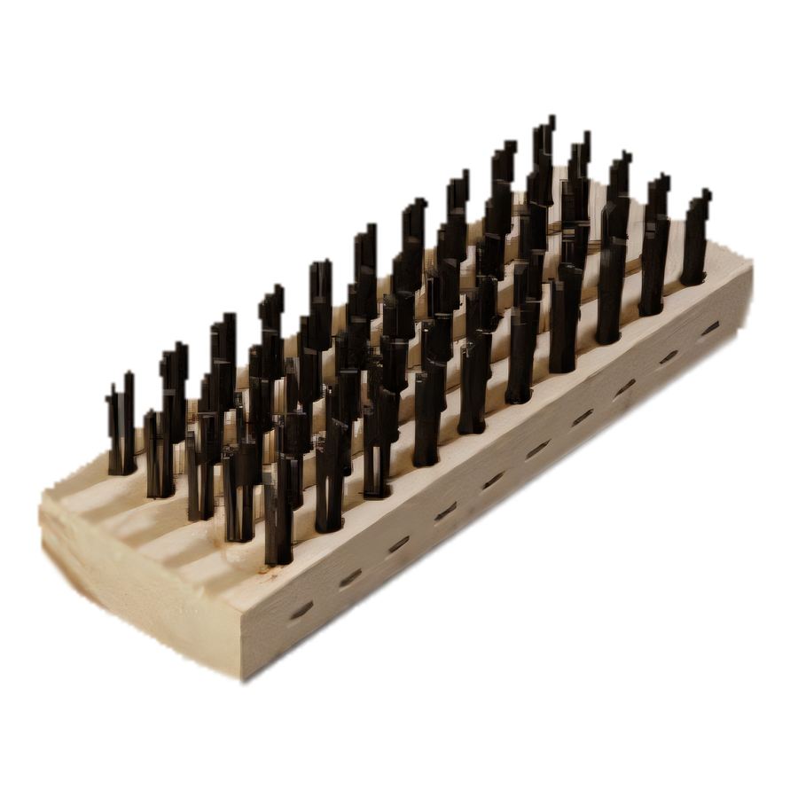 Product image #1 for Carlisle Butcher Block Brush with Tempered Steel Wire Bristles, 7-3/4 x 2-5/8 x 1-1/4 Inches
