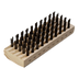 Thumbnail image #1 for Carlisle Butcher Block Brush with Tempered Steel Wire Bristles, 7-3/4 x 2-5/8 x 1-1/4 Inches