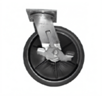 Rubbermaid Commercial Products Executive Series 8-Inch Swivel Polyurethane Quiet Plate Caster