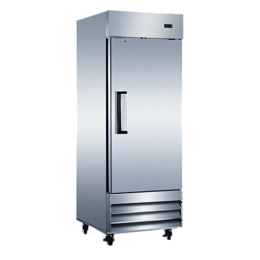 Product image #1 for Black Diamond 29-Inch Wide 1-Section Narrow Depth Reach-In Refrigerator, 19 Cu. Ft., Solid Door