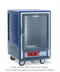 Thumbnail image #1 for Metro C5 3 Series Half-Height Mobile Heated Holding Cabinet with Clear Door, Blue Insulation Armour, 120V