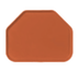 Thumbnail image #1 for Glasteel Trapezoid Fiberglass Cafeteria Tray, 18 x 14 Inches, Orange